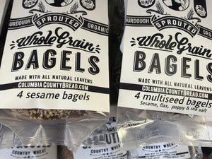 Sprouted Whole Grain Bagels - 4x (4-pack) - 16 Bagels total