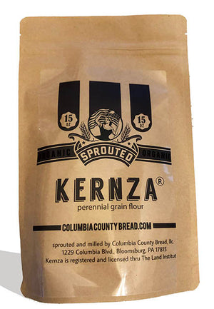 sprouted kernza* perennial grain flour - 15 oz - POS