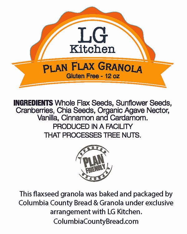 LGKitchen Flax Granola 12 ounce Columbia County Bread and Granola