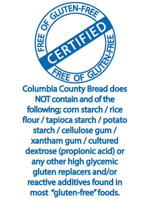 certified free of gluten free