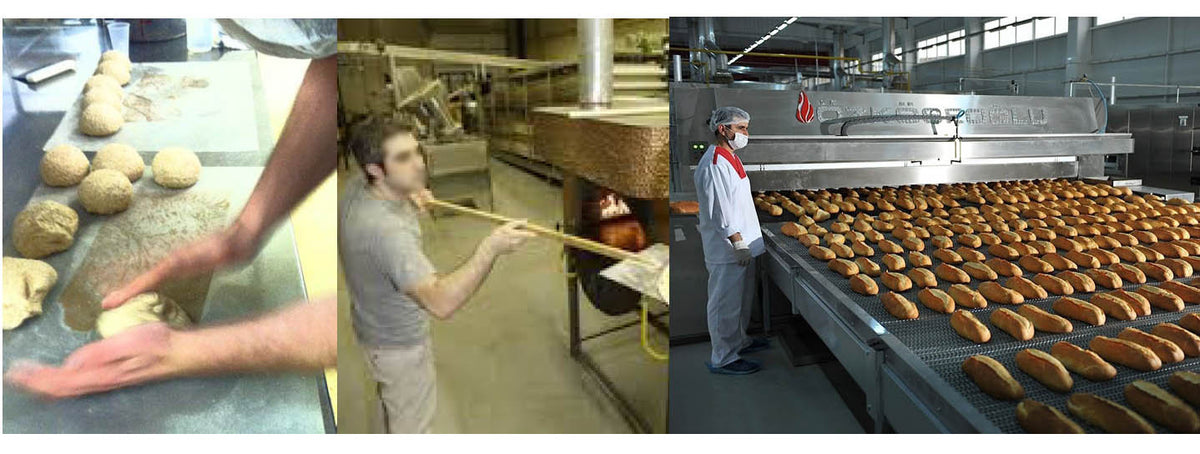 Can you identify the artisan bread baker?