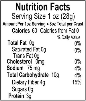 Sprouted Whole-Grain Sourdough Pizza Crusts 2pk (Two Crusts)