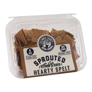 Hearty Spelt Flat Bread Crisps