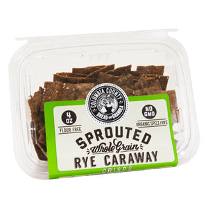 Rye Caraway Flat Bread Crisps