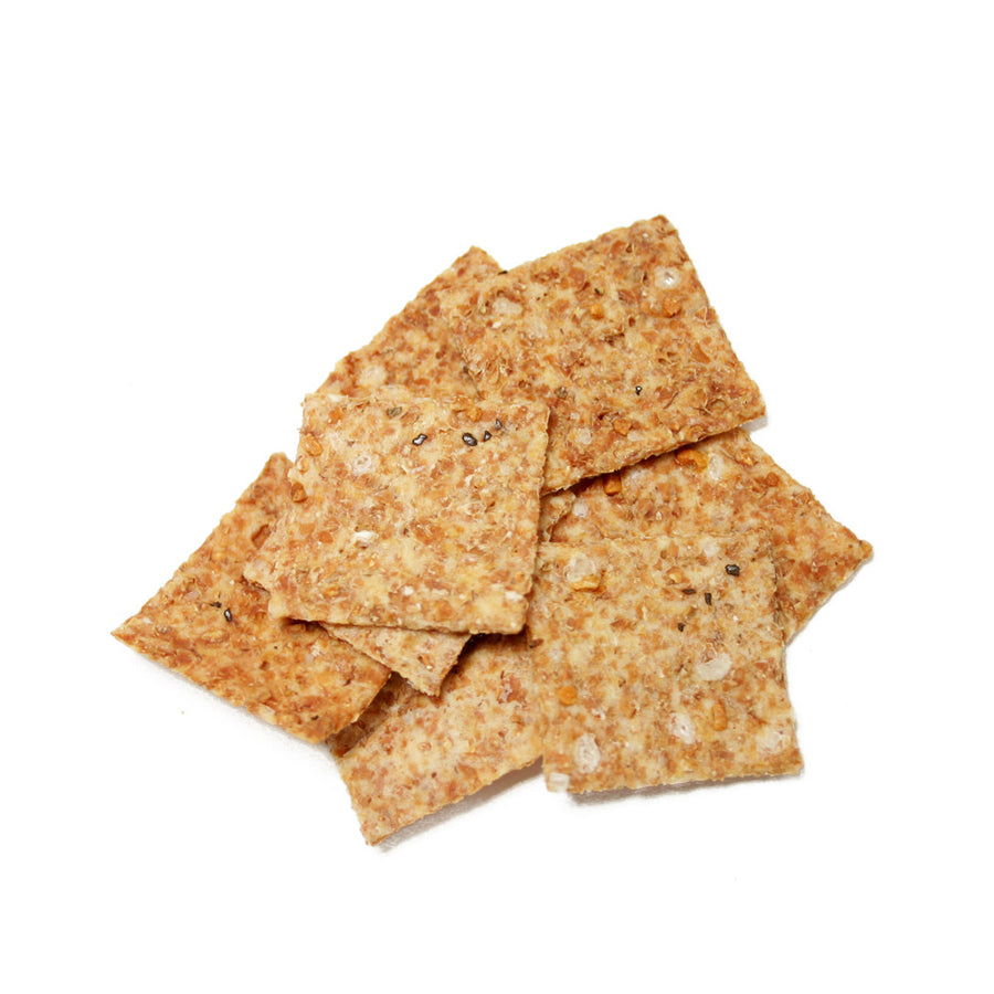 Garlic Pepper Flat Bread Crisps 4 Pack