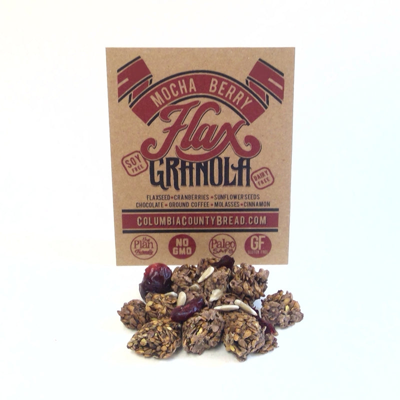 12oz Mocha Berry "Plan Friendly" Flax Granola Columbia County Bread and Granola